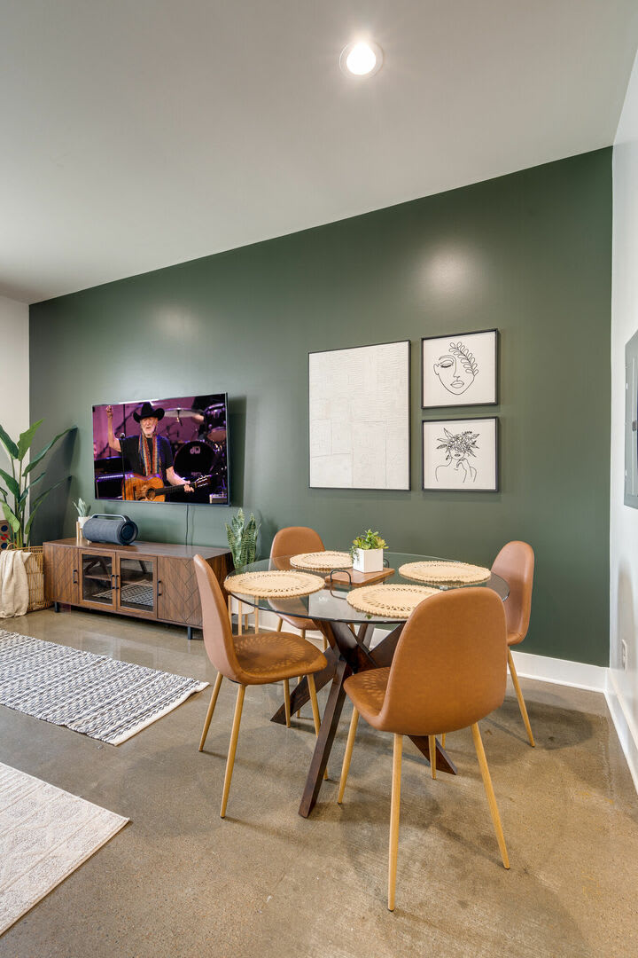 Formal dining area