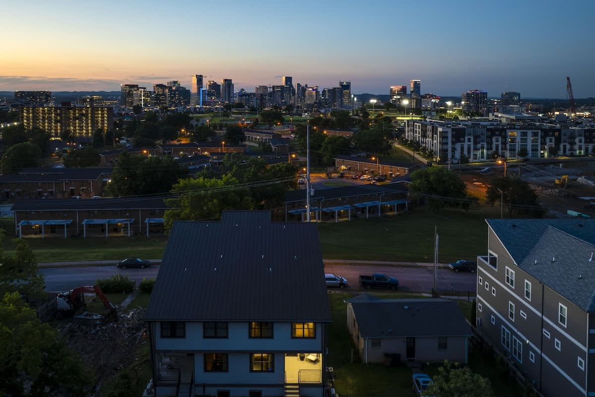 Stunning city views from the rooftop decks.